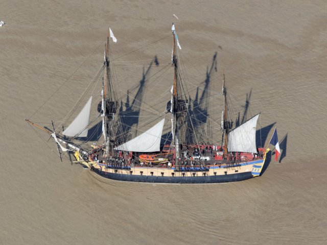 L'Hermione à Bordeaux