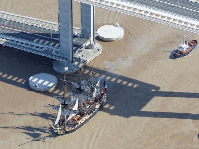 L'Hermione à Bordeaux