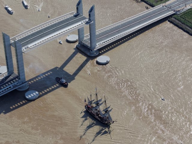 L'Hermione à Bordeaux