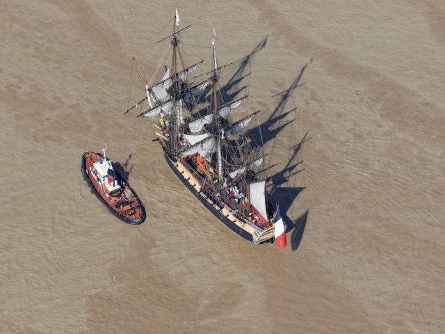 L'Hermione à Bordeaux