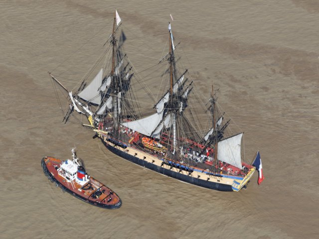 L'Hermione à Bordeaux